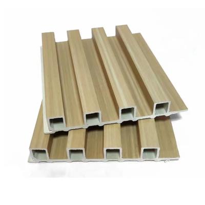 China Modern pure materials 160*25 grill iron brazilwood ceiling wall panel wall cladding WPC panels for sale