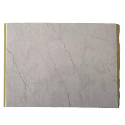 China Customized Contemporary Fashion Design 3d Wall Decor Wood Panel Wpc Panels Interior Marble Panel for sale