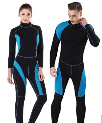 China One Piece Neoprene Swimming Wetsuit Free Men Scuba Diving Suit Antibacterial Neoprene Wetsuit Long Sleeve Surfing Wetsuits for sale