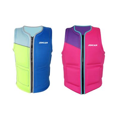 China CE Marine Lifesaving Approval Life Vest Jet Ski Vest Neoprene Surfing Swimming Life Vest For Water Sports for sale