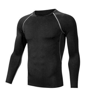 China Sun Protection Clothing Breathable Men's Compression Shirts UPF 50 Rashguard Rash Guard Rush Shirt Men's Surf Vest Quality Waist Guards for sale