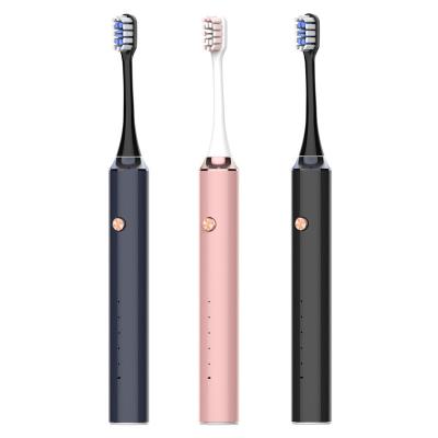 China USB Charging Electric Toothbrush For Adult Smart Whitening Soft Rubber Toothbrush Rechargeable CE Certified OEM for sale