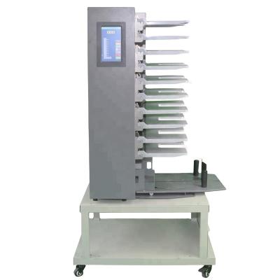 China Factory Office 10 Trays Tower Paper Collator Machine , Sheet Paper Collator for sale