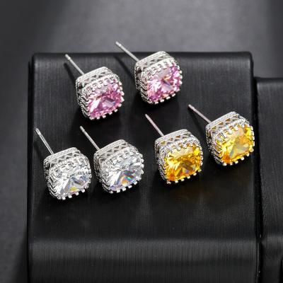 China CLASSIC the beautifully simple drill Zircon earrings and high end stud earrings from Han Edition Earrings Manufacturers Selling joker easy for sale