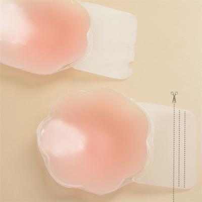 China 2021 fashion news women 100% invisible nipple patch silicone breast lift one piece anti-glare bumps for sale