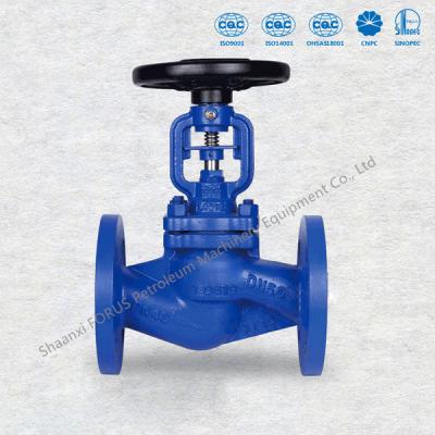 China EN 13709 DN15 - DN400 Bellow Globe Valve Rising Non Rotating Stem à venda