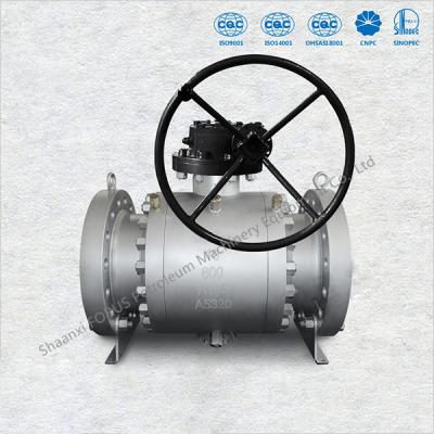 Китай Forged Trunnion Ball Valve High Shut Off Sealing Mechanism And Low Torque Operation продается