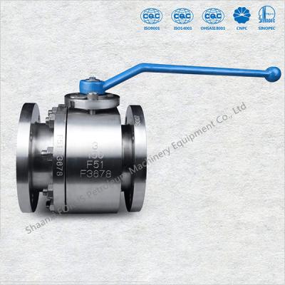 中国 Forged Floating Metal Seated Ball Valve Design API6D BS5351 ASME B16.34 販売のため