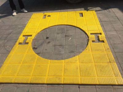 China 27 1/2 Zoll Anti-Slip Mat Drehtisch Gelb Farbe 2100MM*1600MM Mat für Bohrgerät zu verkaufen