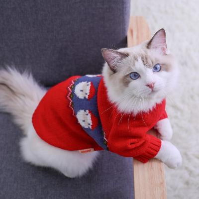 China Viable dog Cat Acrylic Fiber Warm Sweater from Autumn And Winter Teddy Small for sale