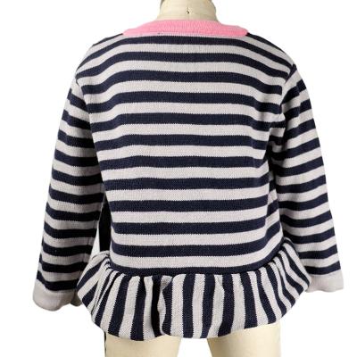 China Good Quality Anti-shrink Baby Dresses Baby Printing Cardigan Sweaters Children's Clothing for sale