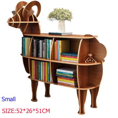 China Modern wooden small animal goat storage rack creative ornaments for sale