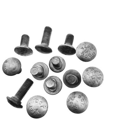 China Highway Guardrail Fastener HDG Carbon steel guardrail bolt for sale