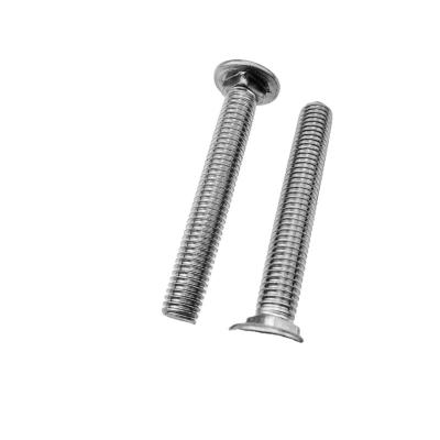 中国 Metric round head square neck bolts with large head 販売のため