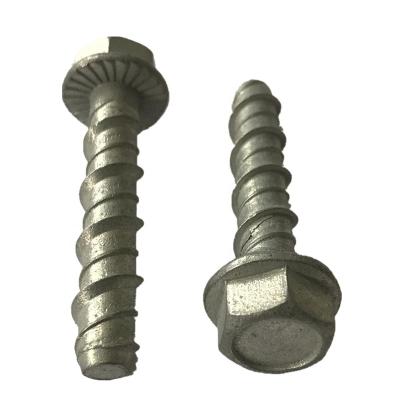 China Concrete self-tapping screw anchors Cement self-cutting screw anchors Expansion screws hexagonal flange self-cutting anchors à venda