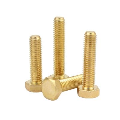 China copper hexagonal screw m4 m5 m6 m8 m10 m12 hexagonal bolt zu verkaufen