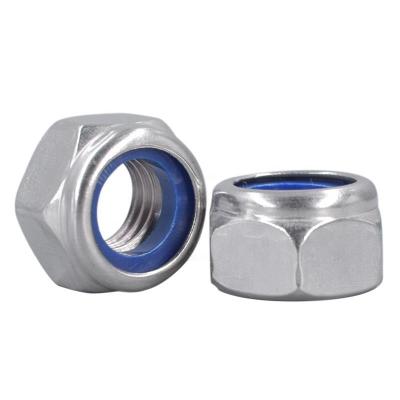 China High Quality Carbon Steel Din985 Hex Nylon Insert Lock Nut à venda