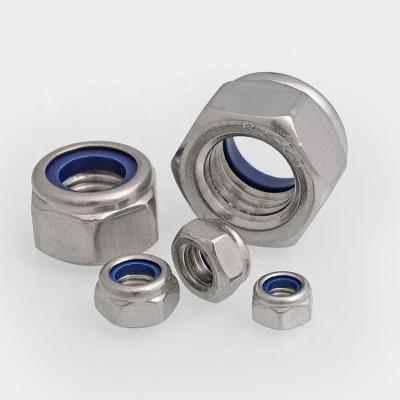 Китай Din985/din982 Stainless Or Steel Hex Nylon Insert Lock Nut продается