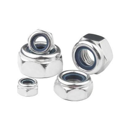 Chine Din 985 304 Stainless Steel Self Locking Hex Nylon Insert Lock Nut à vendre