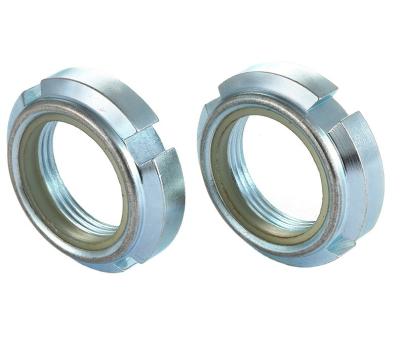 China GUK Nylon Insert Lock nut of Type KM KML or HM T for Use With Type MB Lockwasher as in Din 5406 à venda