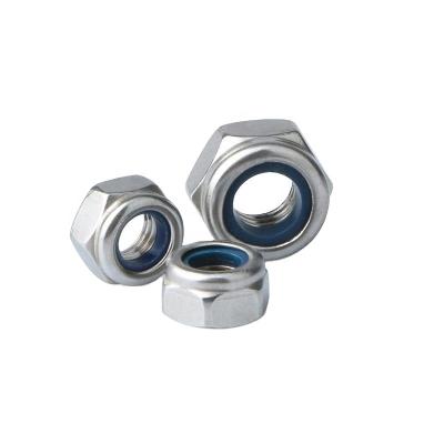 中国 Aluminum alloy anodized Hexagon flange Nylock nuts M2 M3 M4 M5 M6 M8 販売のため