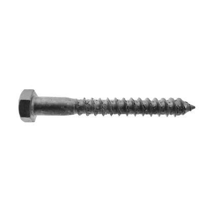 China M6 DIN571 High quality zinc plated hex lag screw hexagon head wood screw Hexagon Extemal Hex Head Self Tapping Wood Screws for sale