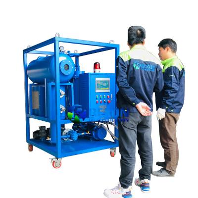 China Hocheffizienter Vakuumturbinenöl-Dehydrator und Filtrationsmaschine zu verkaufen