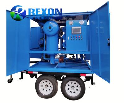 China Transformer Oil Purifier with Mobile Trailer and Weather-proof Canapy for Insulating Oil Filtration Maintenance Te koop