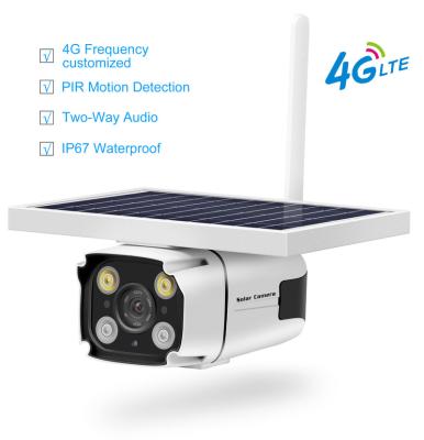 China NIGHT VISION 2.0MP 1080P Night Vision P2P Camera FCC CE ROHS Approved 4G Solar Powered Camera YN88-4G for sale