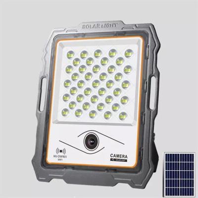 China Human Motion Tracking Portable High Brightness IP67 100W200W300W400W Waterproof Remote Control Camera for Motion Solar Flood Light with 1080P CCTV Camera for sale