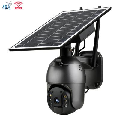 China PAN-TILT 4G Off Grid IP66 Night Vision WiFi Security CCTV H.265 Solar IP Camera PIR Waterproof Motion Detection Starlight for sale