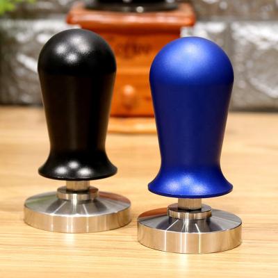 China Sustainable 51mm 53mm 58mm Espresso Coffee Press Tamper Sustainable Solid Wood Handle Coffee Tamper for sale