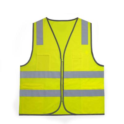 China LED FLASH Hi Vis Safety D+N Workwear Reflective Taped Vest for sale