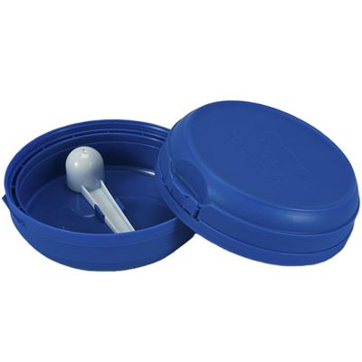 China Non Spill Custom Anti-Leak Moisture Resistant Temper Plastic Tin Cans Visible Lids for sale