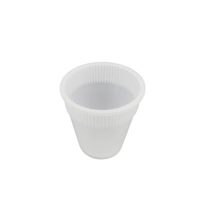 China 470ml PP Cup Noodle Cup Disposable Durable Plastic Round Soup Bowl for sale