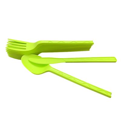 China Plastic New Product Spoon Fork Straw High Quality Eco-Friendly Biodegradable Cutlery for sale