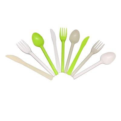 China Factory Plastic Low Price Biodegradable Cutlery Set For Western Food for sale