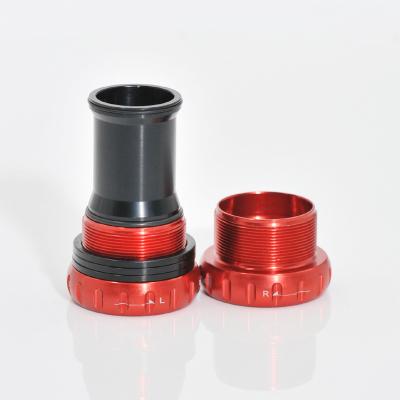 China 68-73mm 86-92mm threaded bicycle bicycle bb hollow shell / bottom screw bracket with ceramic for sale