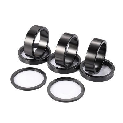 China Black MTB/Road/Trekking Bike Road Bike Accessories 28.6/25.4mm Aluminum Alloy Road Bicycle Headsets Spacers for sale