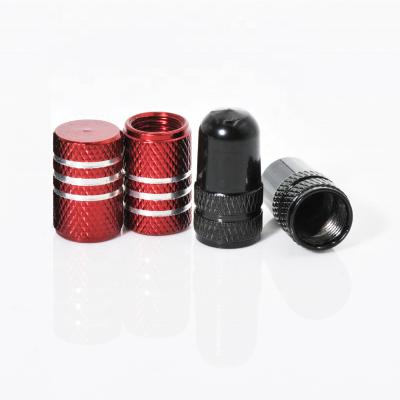 China Car Accessories 2 Pcs Aluminum Custom Tire Cap Air Valve Stem Cap Cover for sale