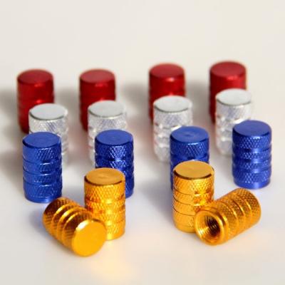 China Custom Automobile Logo Aluminum Alloy Indicator Car Tire Valve Cover for sale