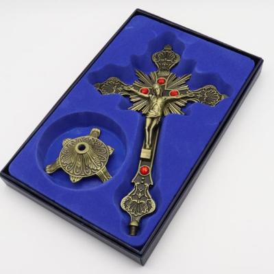 China Wholesale Catholic Religious Catholic Cross Birthday Christ Jesus Icon Cross Of Europe Gift Christian Church Crucifixes Christ Jesus for sale