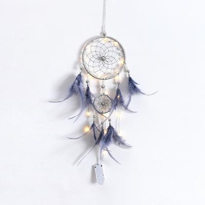 China Unique Hot Selling Literary Dreamcatcher Dreamcatcher Handmade Indian Dreamcatcher Feather Strap Birthday Gift Amazon Dreamcatcher for sale