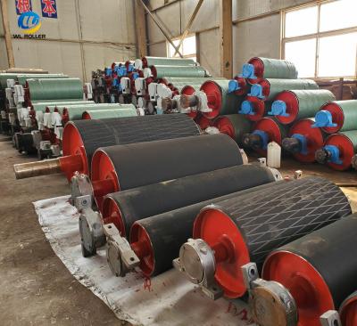 China Coal Driving Conveyor Roller / Motorized Drum Belt Conveyor / Drum Pulley for sale