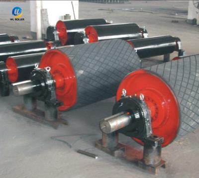 China Steel Coal Belt Conveyor Drive Drum Belt Conveyor Drum Supplier Idler Transport for sale