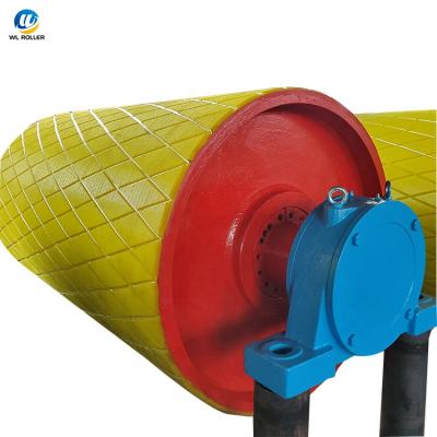 China Coal Factory Wholesale Industrial Polyurethane Roller Conveyor Rubber Roller for sale