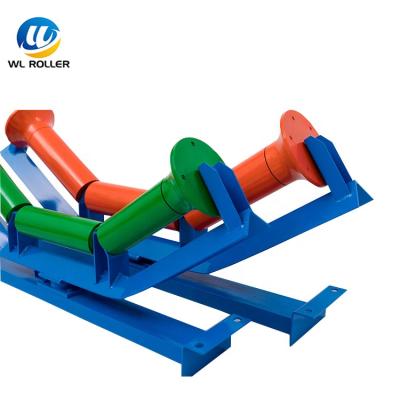 China Wholesale High Quality Coal Mine Cement Roller Bracket Low Price Conveyor Roller Friction Centering Roller Bracket for sale