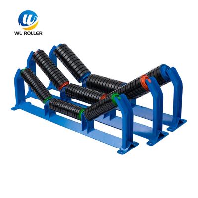 China Construction Project Conveyor Standby Roller Carry Trough Return Frame Brackets Support Frame for Mine Belt for sale