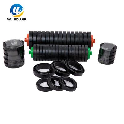 China Building material shop good quality conveyor assembly rubber ring for cconveyor roller impact roller ring for sale