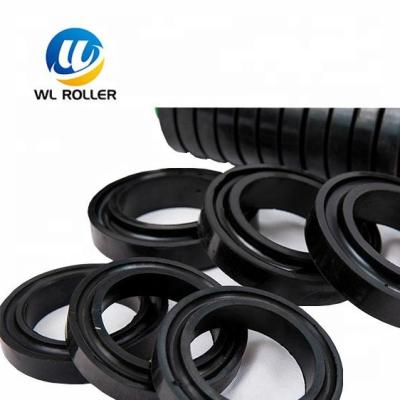 China Building material shop good quality conveyor assembly rubber ring for cconveyor roller impact roller ring for sale